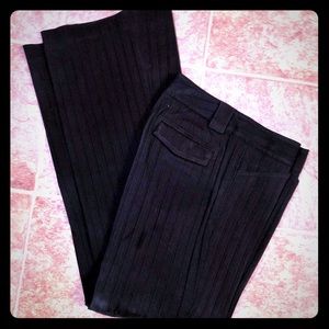Express black textured dress pants